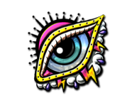 Sticker Ethereal Gaze (Foil)